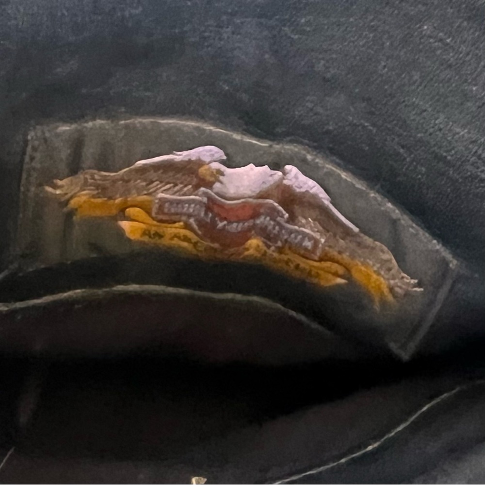 Vintage Harley Davidson Western Style Heeled Boots - Picture 11 of 11